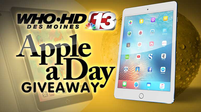 who-tv apple a day giveaway